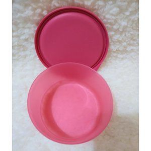 Pink Round Tupperware #7913A container